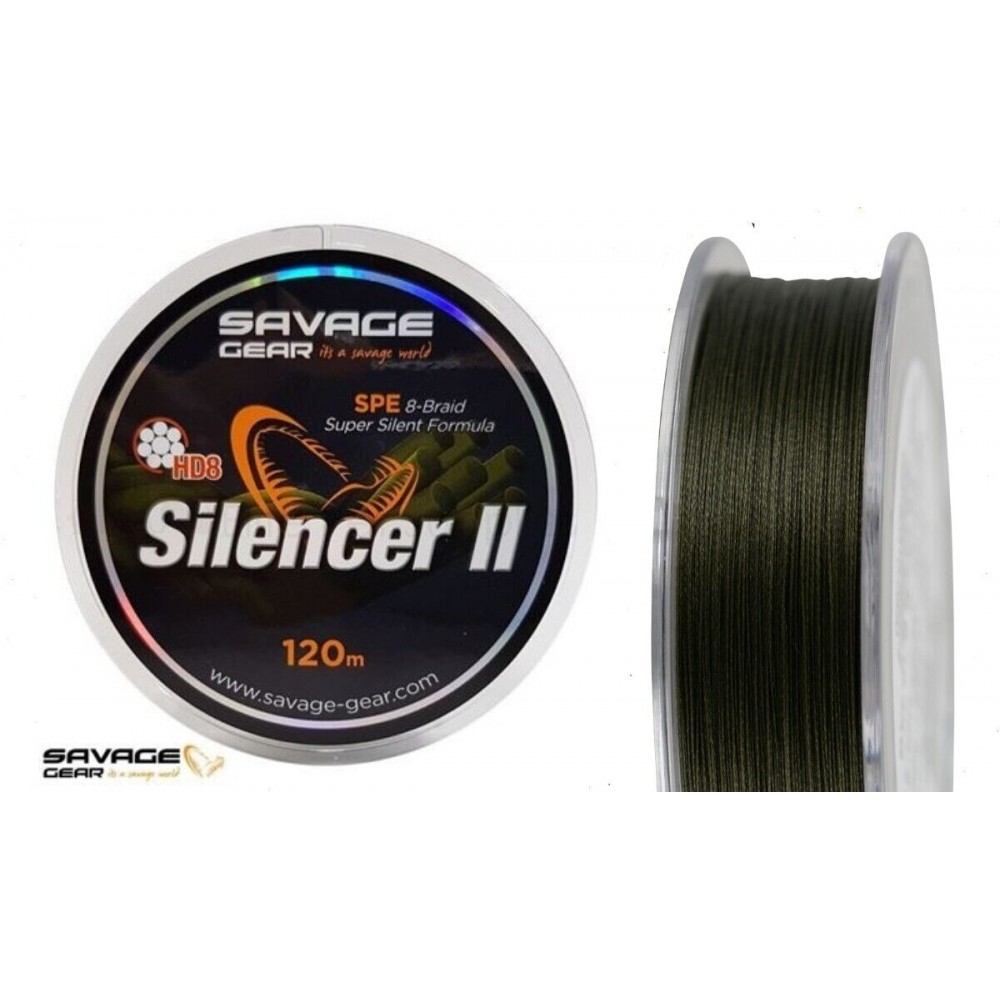 Pintas valas Savage Gear HD8 SilencerII 120m tamsiai žalias Pintas valas Savage Gear HD8 SilencerII 120m tamsiai žalias