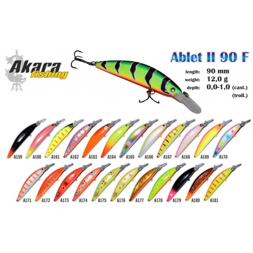 Vobleris Akara Ablet II 90 Ff 0-1m 12gr