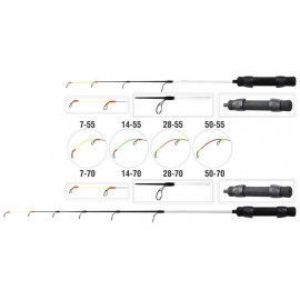 žieminis spiningėlis akara ice jig profi 55+14cm 15-28g