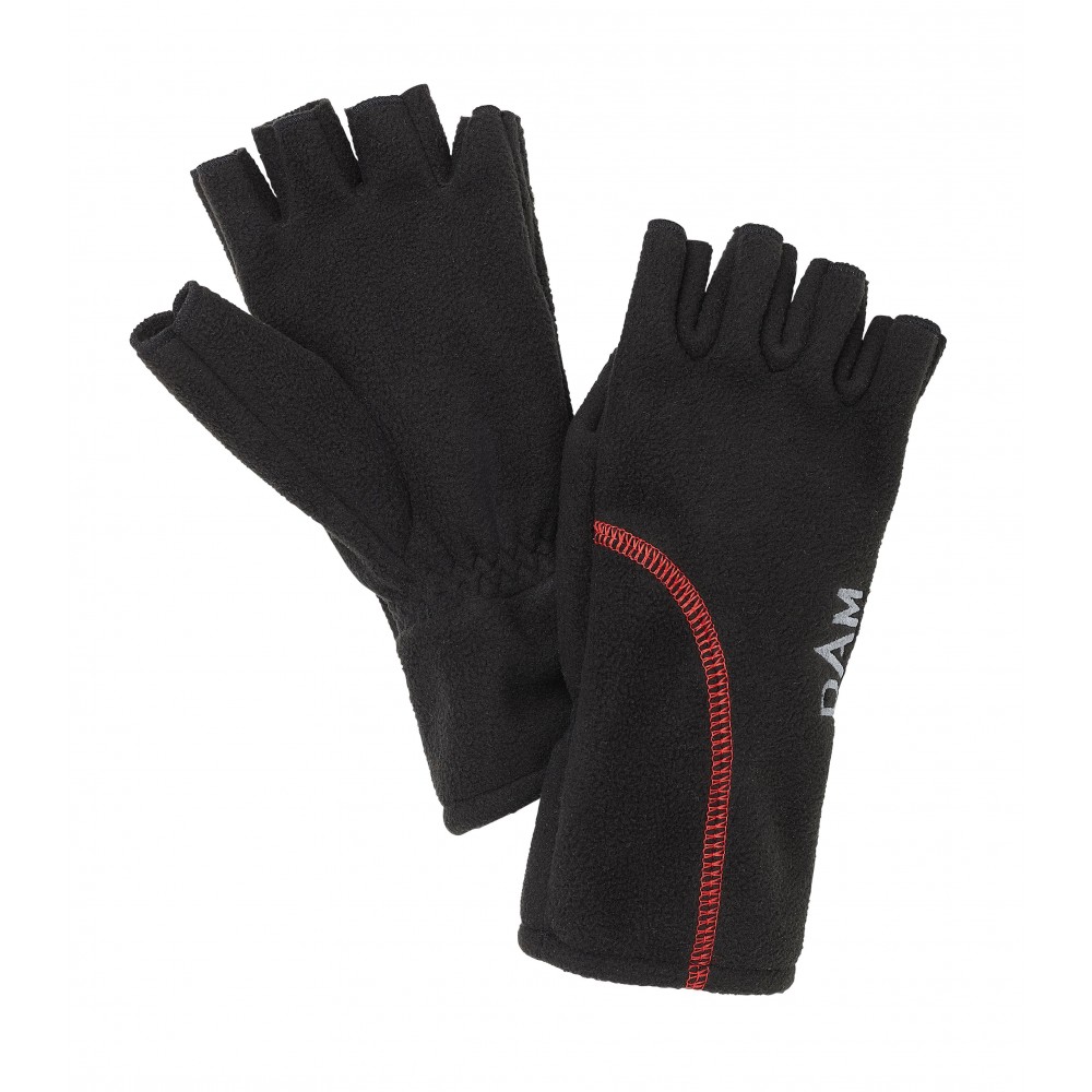 Pirštinės DAM windprof half finger black