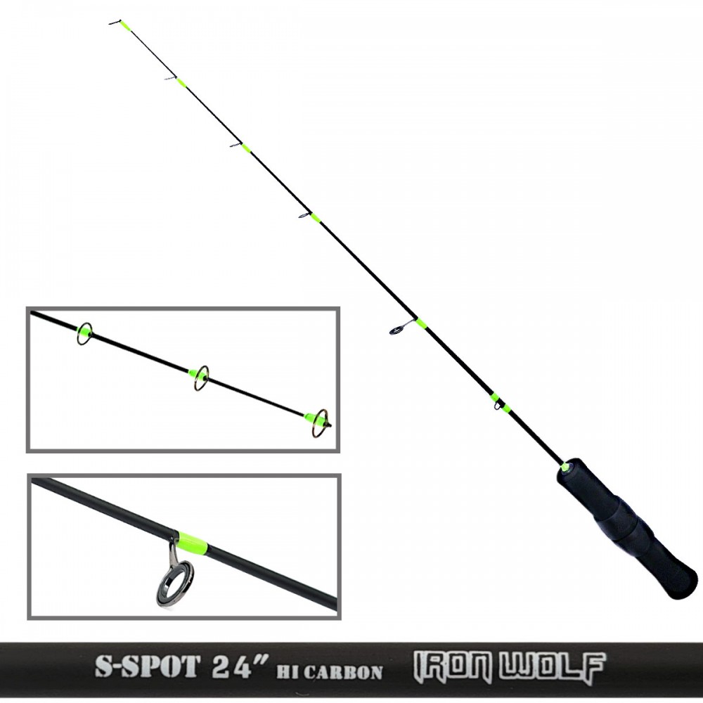  žieminis spiningėlis Iron Wolf S-SPOT 24″ HI Carbon