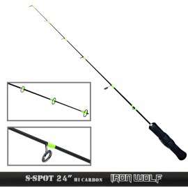  žieminis spiningėlis Iron Wolf S-SPOT 24″ HI Carbon