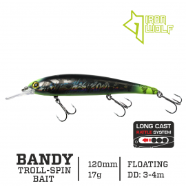 Vobleris Iron Wolf „BANDY”.,F.,112mm.,3,0-4,0m 17g