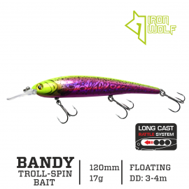 Vobleris Iron Wolf „BANDY”.,F.,112mm.,3,0-4,0m 17g