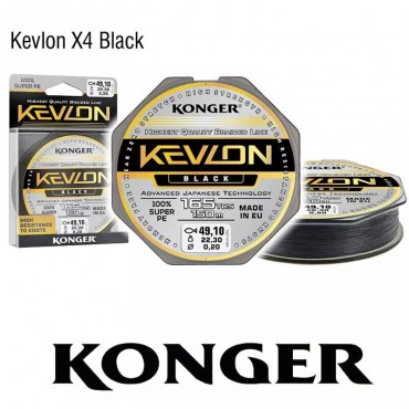 Konger Kevlon black pintas valas 150m