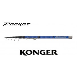 teleskopinė meškerė konger pocket bolognese 450m 20g