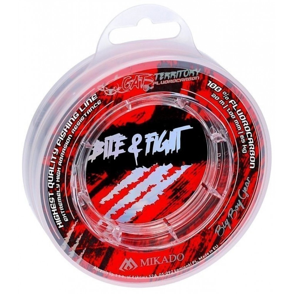 Valas Mikado fluorocarbon cat terrytory 20m 0,50mm 16,3kg Valas Mikado fluorocarbon cat terrytory 20m 0,50mm 16,3kg