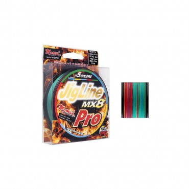 Pintas valas Momoi JigLine MX8 PRO  0,10mm-012mm 300M multicolor