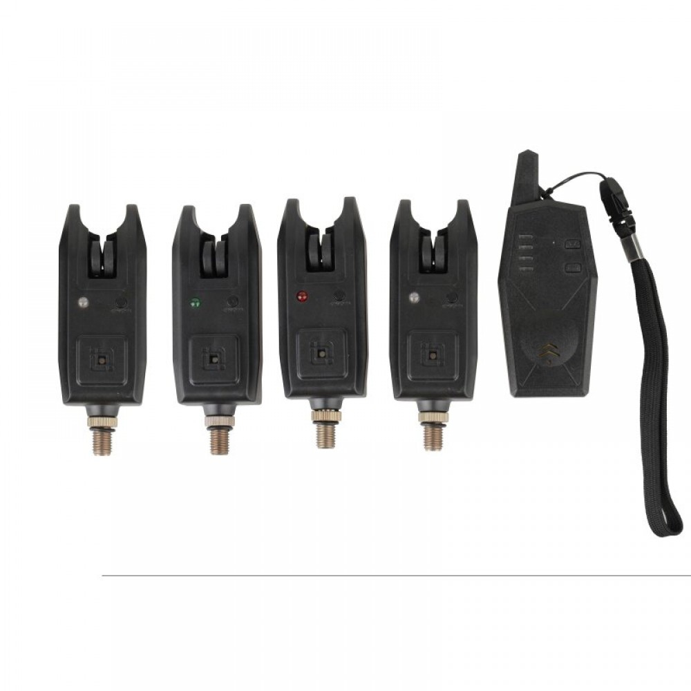 Kibimo signalizatorių komplektas Ron Thompson Gangster bite alarm set 4+1