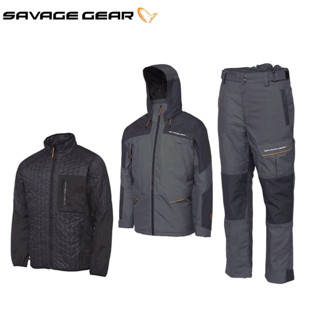Žvejybinis kostiumas Savage Gear thermo guard -3 dalių Žvejybinis kostiumas Savage Gear thermo guard -3 dalių
