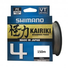 Shimano KAIRIKI 4 150m steel gray pintas valas  Shimano KAIRIKI 4 150m steel gray pintas valas