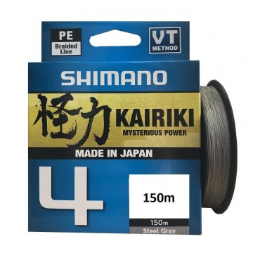 Shimano KAIRIKI 4 150m steel gray pintas valas