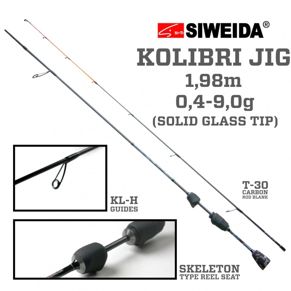 Spiningas Siweida Kolibri jig 198cm 0,4-9,0g