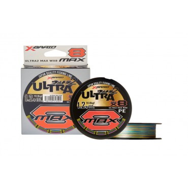 Pintas valas YGK X-BRAID ULTRA2 MAX WX-8 multicolor